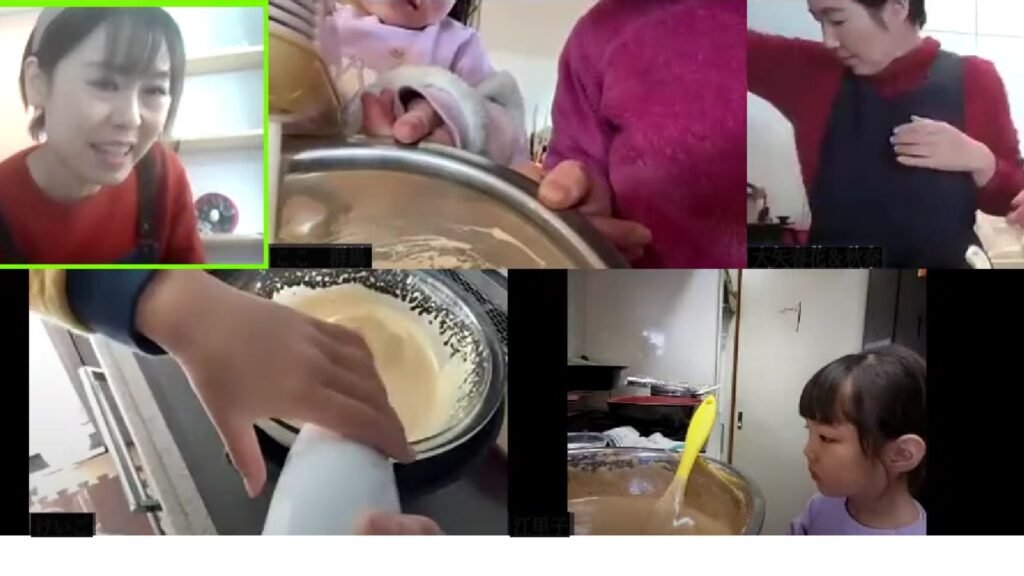 『親子で作ろう!米粉のブッシュドノエル』@Xmasオンラインクッキング