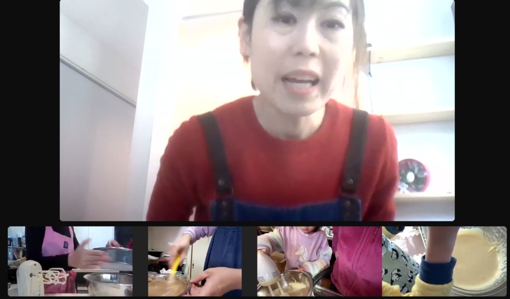 『親子で作ろう!米粉のブッシュドノエル』@Xmasオンラインクッキング