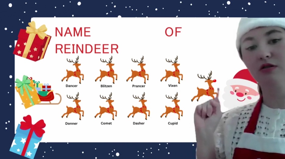X’masオンラインクッキング第二弾『大人気メロディ先生と英語でサンタさんにクリスマスクッキーを作ろう!』