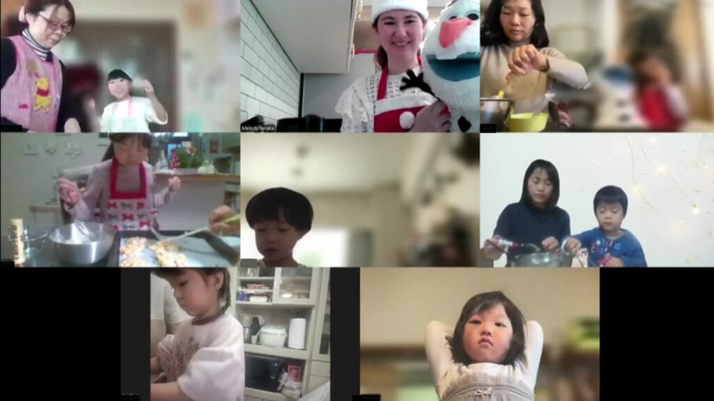 X’masオンラインクッキング第二弾『大人気メロディ先生と英語でサンタさんにクリスマスクッキーを作ろう!』